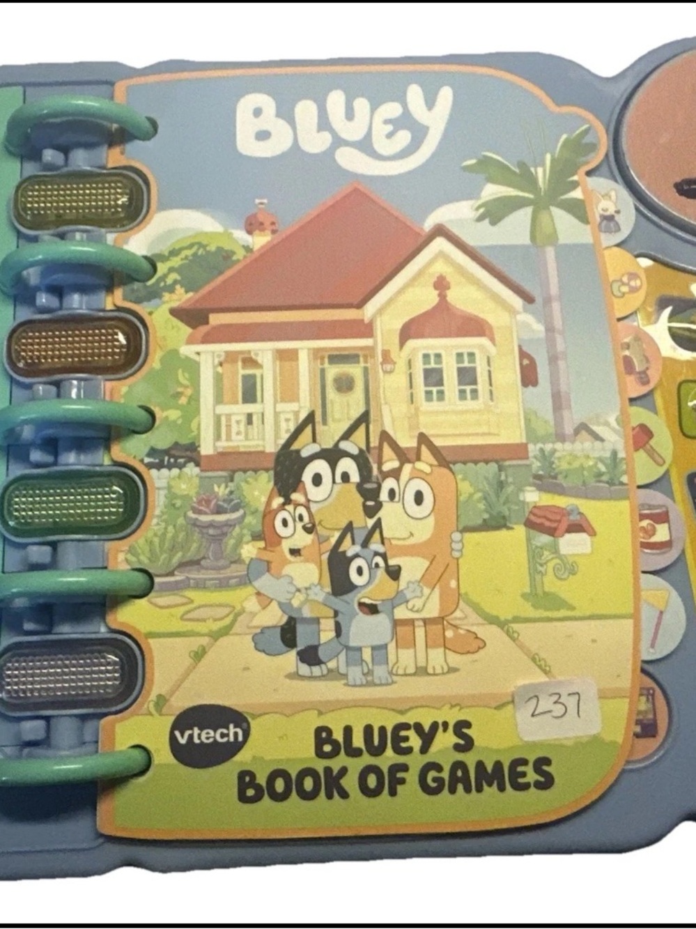 VTech Bluey’s Book of Games Interactive Learning Toy Sound Book Bluey EUC
